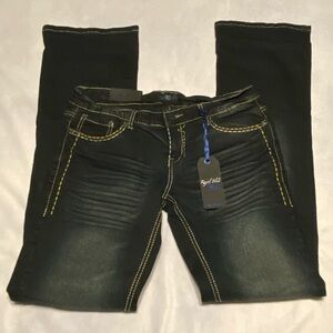 Royal Blue bootcut boot fit women’s juniors Jeans size 9 NWT
